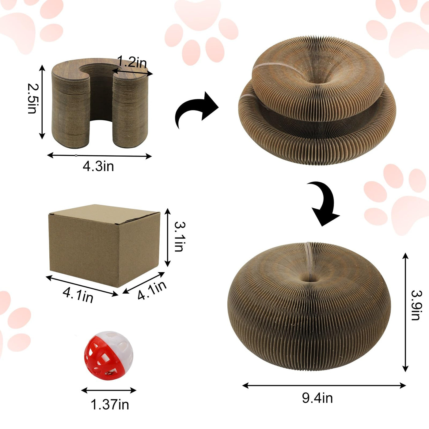 Magic Organ Cat Scratching Pad & Interactive Toy