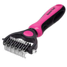 Double-Sided Dematting & Shedding Rake for Dogs & Cats