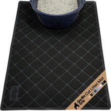 Cushioned Cat Litter Trapping Mat with Deep Grooves