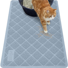 Cushioned Cat Litter Trapping Mat with Deep Grooves