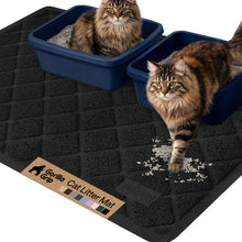 Cushioned Cat Litter Trapping Mat with Deep Grooves