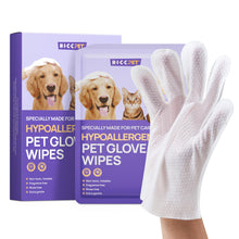 Deodorizing Grooming Glove Wipes for Dogs & Cats