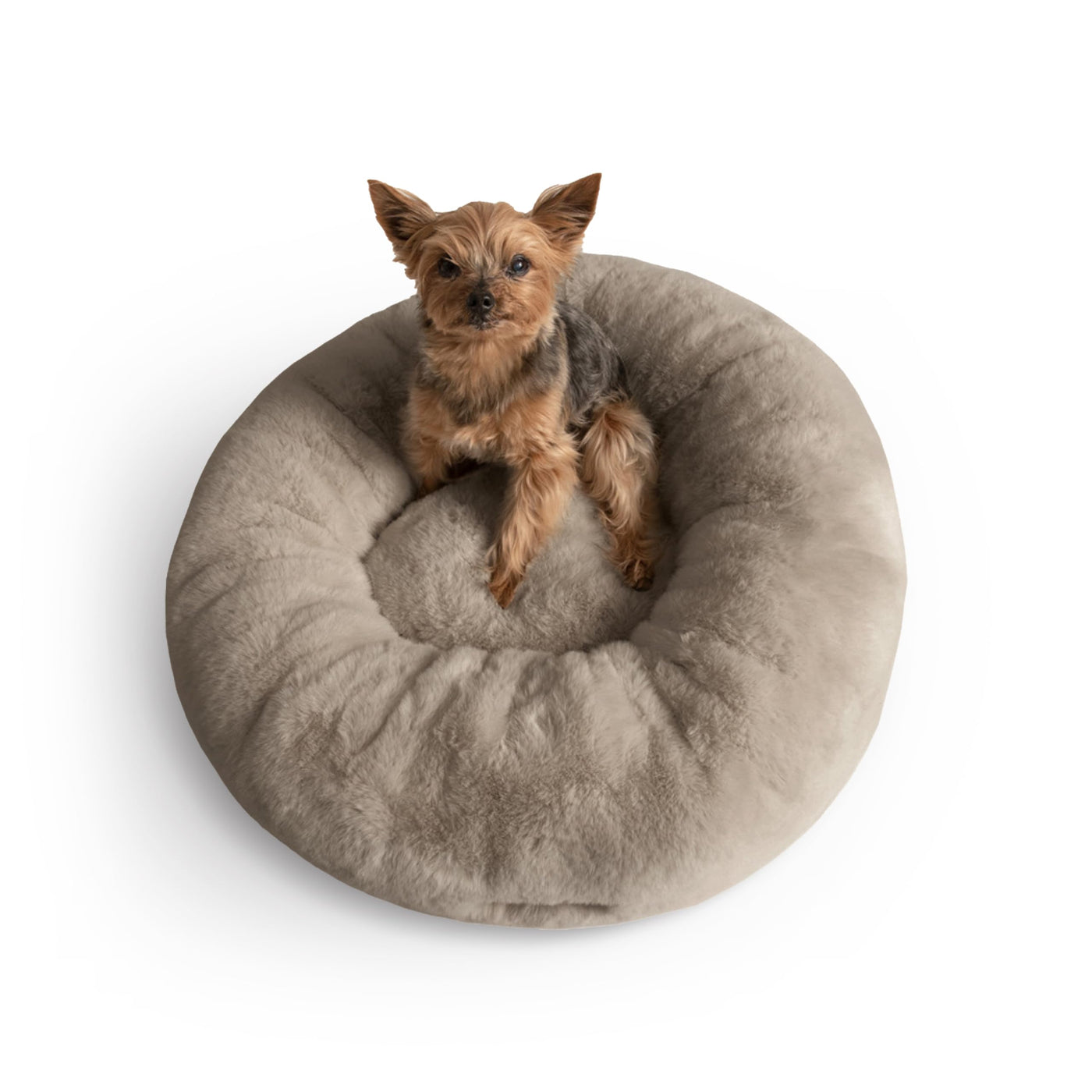 Extra Soft Faux Fur Pet Bed with Washable Cover