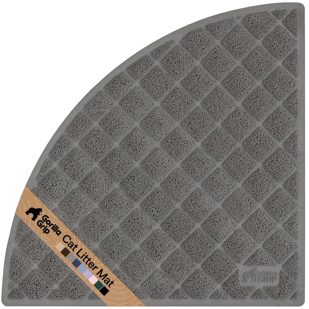 Cushioned Cat Litter Trapping Mat with Deep Grooves