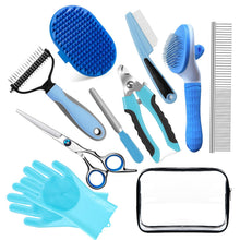 Dog & Cat Shedding Brush Grooming Kit with Nail Clipper