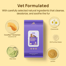 Deodorizing Grooming Glove Wipes for Dogs & Cats