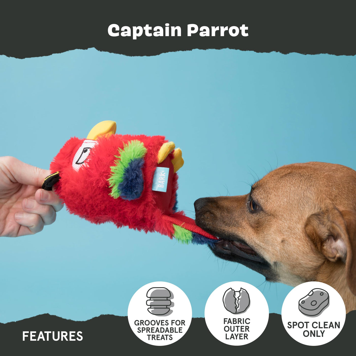 Tough Plush & Rubber Dog Chew Toy for Aggressive Chewers