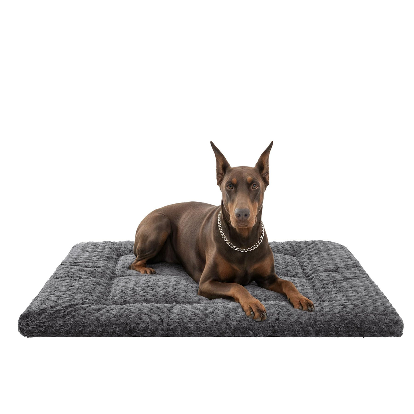 Washable Reversible Dog Crate Bed with Anti-Slip Pad
