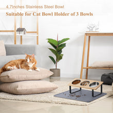 Upgraded Elevated Cat Bowls with Non-Slip Feeding Mat