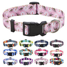 Bohemian Floral Adjustable Dog Collar for All Sizes