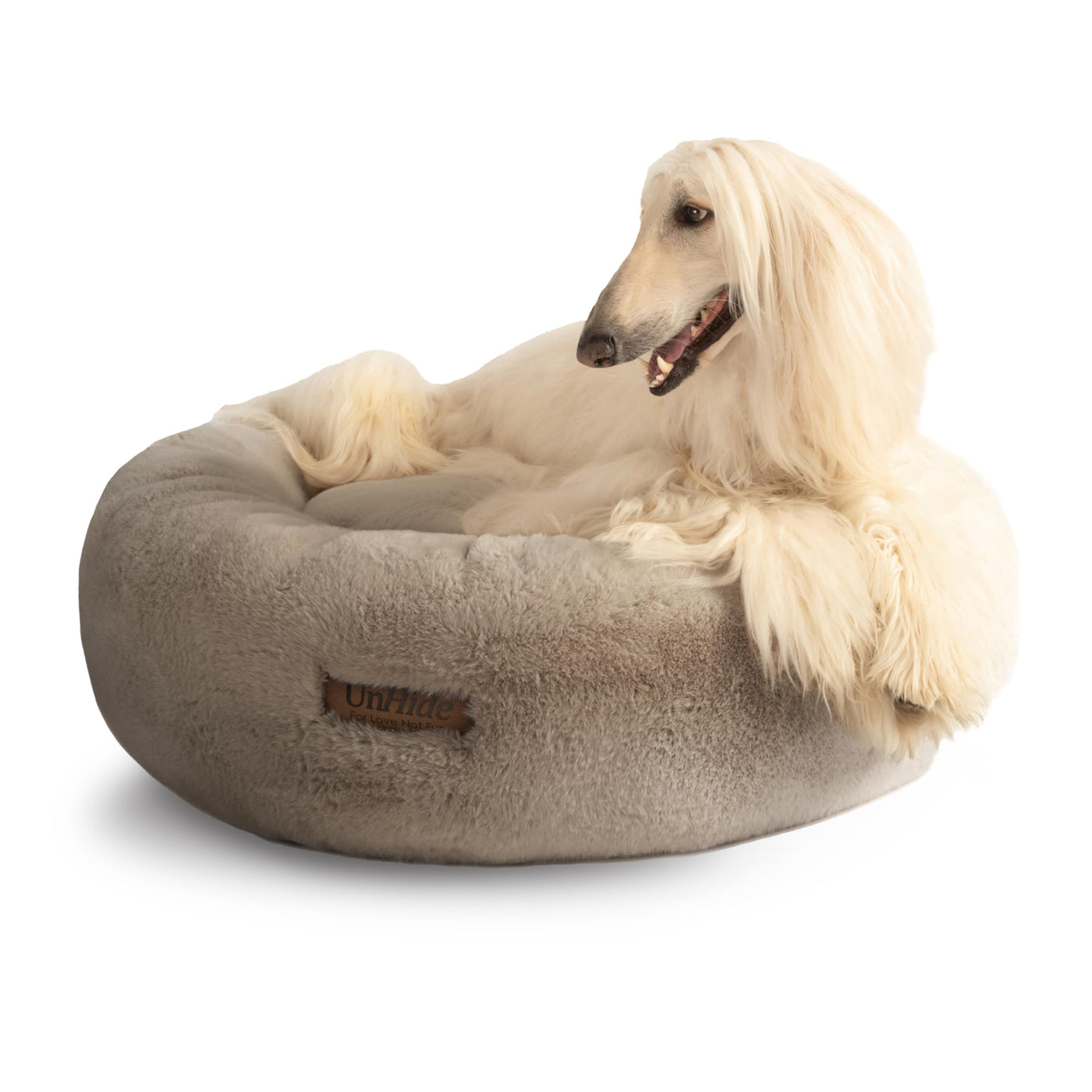 Extra Soft Faux Fur Pet Bed with Washable Cover