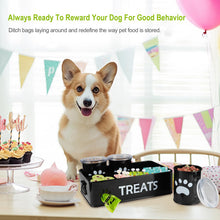 Airtight Metal Dog & Cat Treat Jar Set of 3 for Countertops