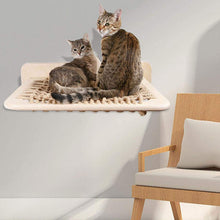 Wall-Mounted Rattan Cat Hammock Shelf & Lounge Bed