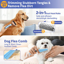 Dog & Cat Shedding Brush Grooming Kit with Nail Clipper