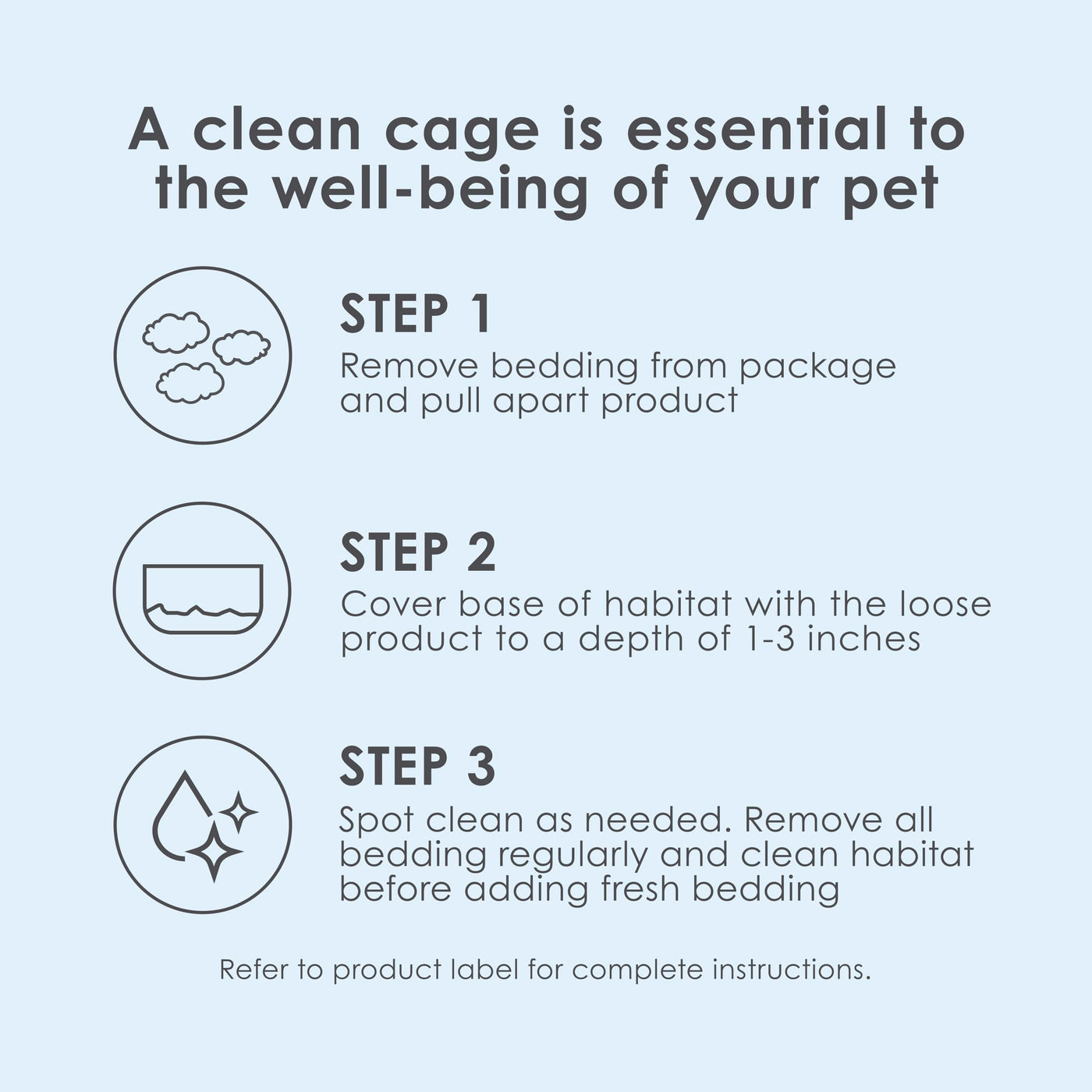 Clean & Cozy White Paper Bedding for Small Pets