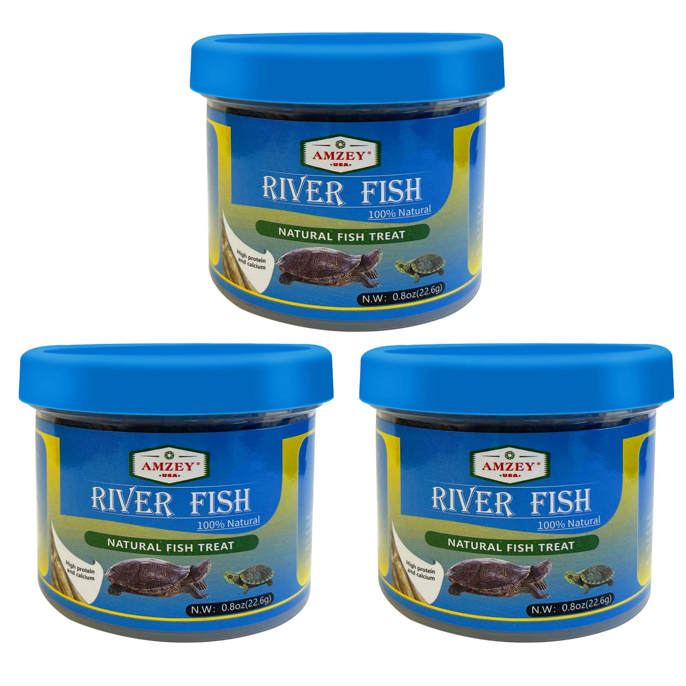 Natural Dried River Fish Food for Turtles & Reptiles