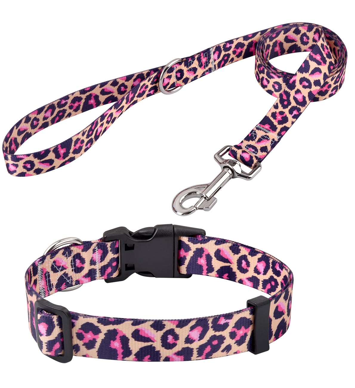 Bohemian Floral Adjustable Dog Collar for All Sizes