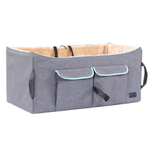 Medium Dog Car Booster Seat with Dual Safety Leashes