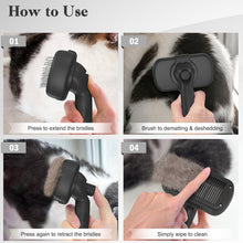 Self-Cleaning Slicker Brush for Dogs & Cats