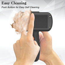 Self-Cleaning Shedding Brush for Dogs, Cats & Horses