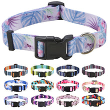Bohemian Floral Adjustable Dog Collar for All Sizes