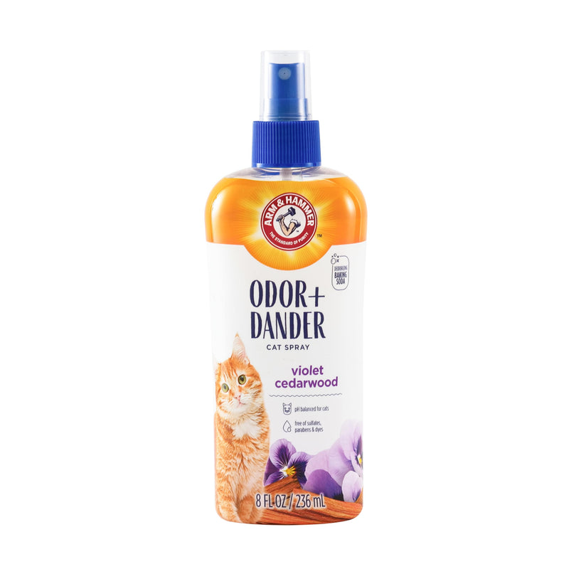 Cat Odor Control & Dander Reducing Spray with Baking Soda