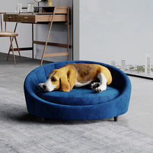 Luxury Velvet Cat & Dog Sofa Bed with Removable Cover