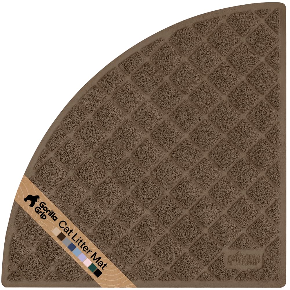Cushioned Cat Litter Trapping Mat with Deep Grooves