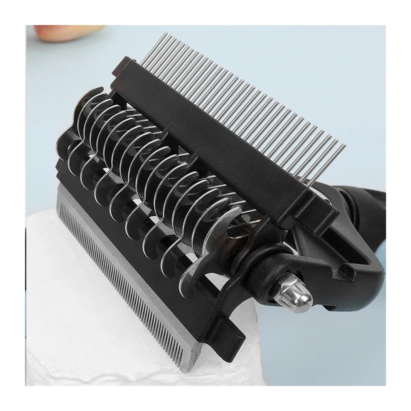 3-in-1 Deshedding Grooming Brush for Dogs & Cats