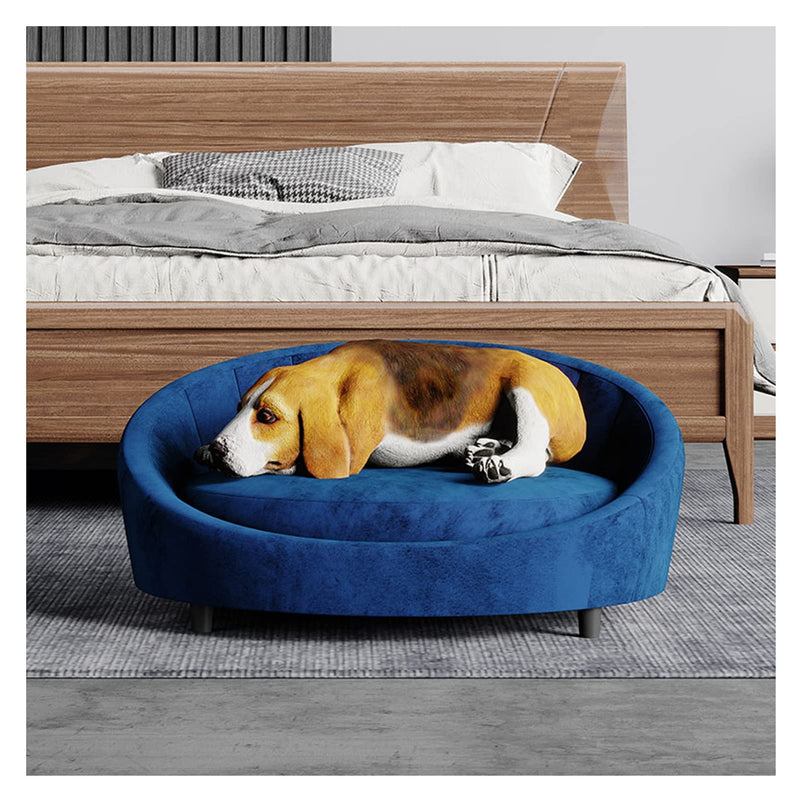 Luxury Velvet Cat & Dog Sofa Bed with Removable Cover