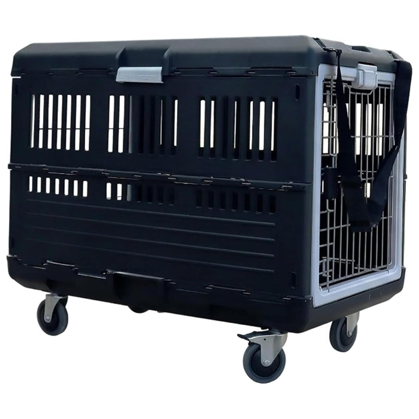 Collapsible Hard-Sided Pet Carrier & Travel Crate