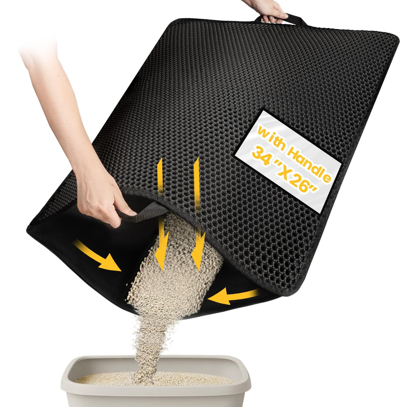Kitty Litter Trapping Mat for Cat Litter Boxes