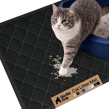 Cushioned Cat Litter Trapping Mat with Deep Grooves