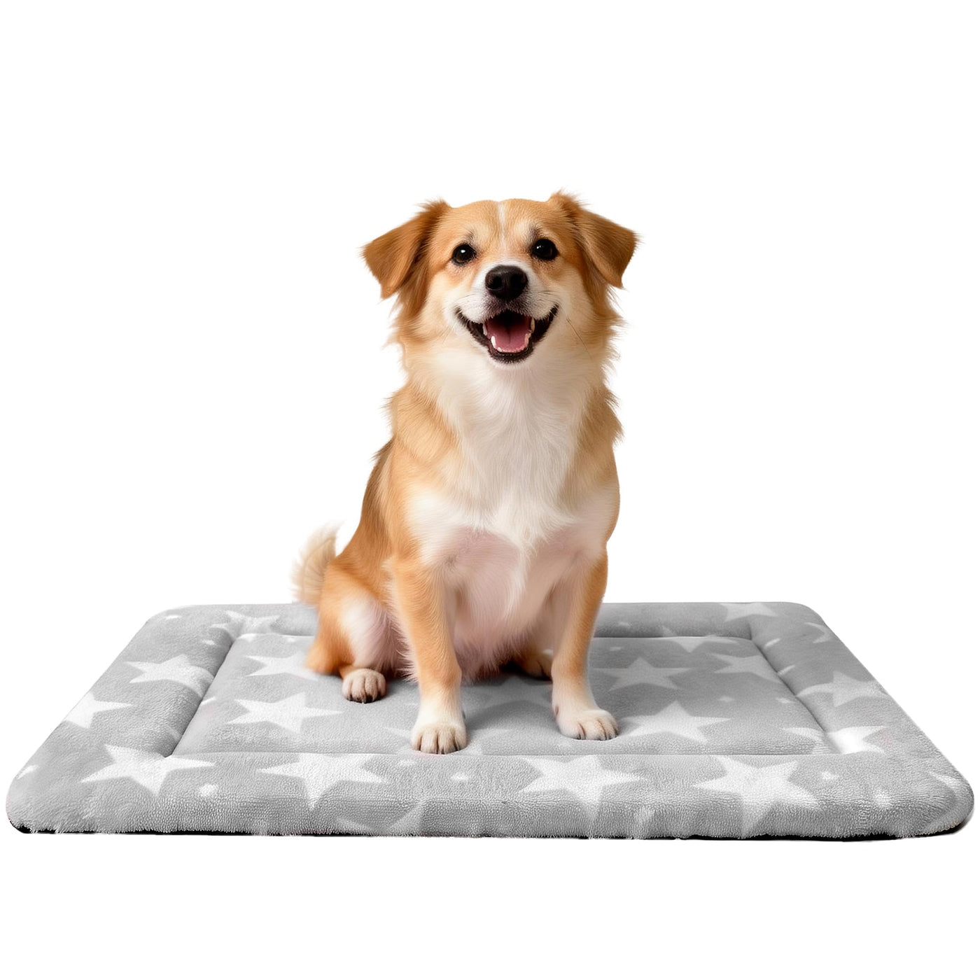 Washable Reversible Dog Crate Bed with Non-Slip Pad