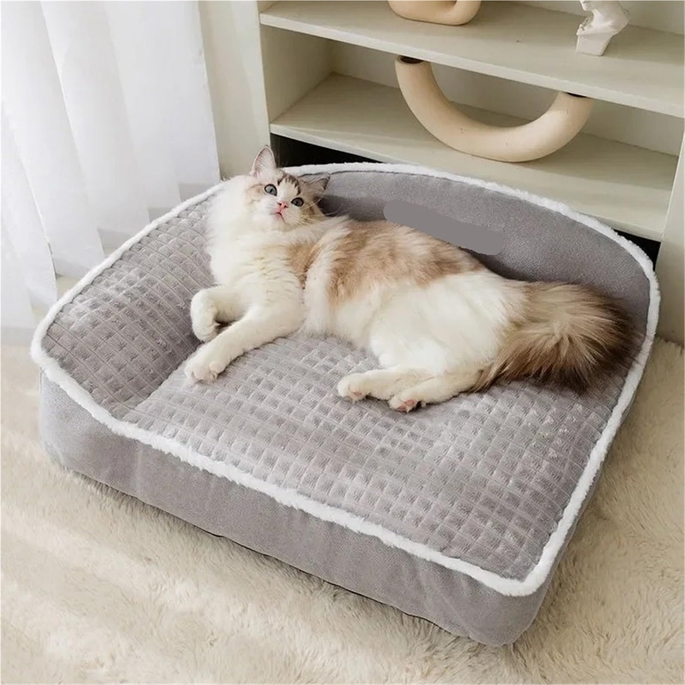 Warm Seasonal Pet Blanket Bed for Dogs & Cats