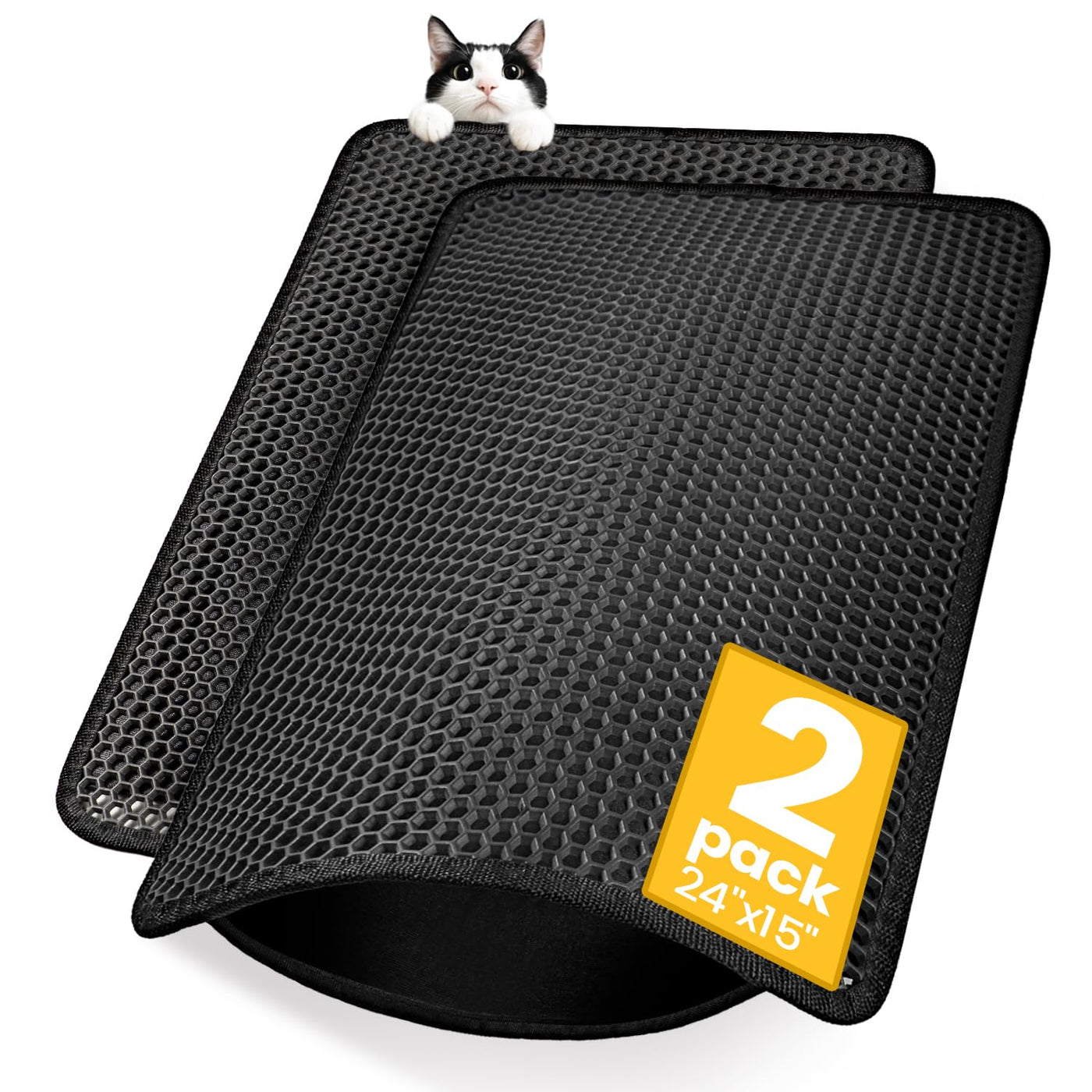 Kitty Litter Trapping Mat for Cat Litter Boxes