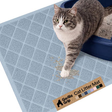 Cushioned Cat Litter Trapping Mat with Deep Grooves