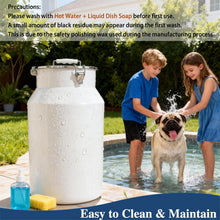 25 lb Stainless Steel Pet Food Storage Bin with Scoop