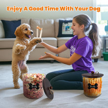 Airtight Dog Food Storage Container with Bamboo Lid