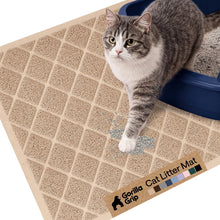Cushioned Cat Litter Trapping Mat with Deep Grooves