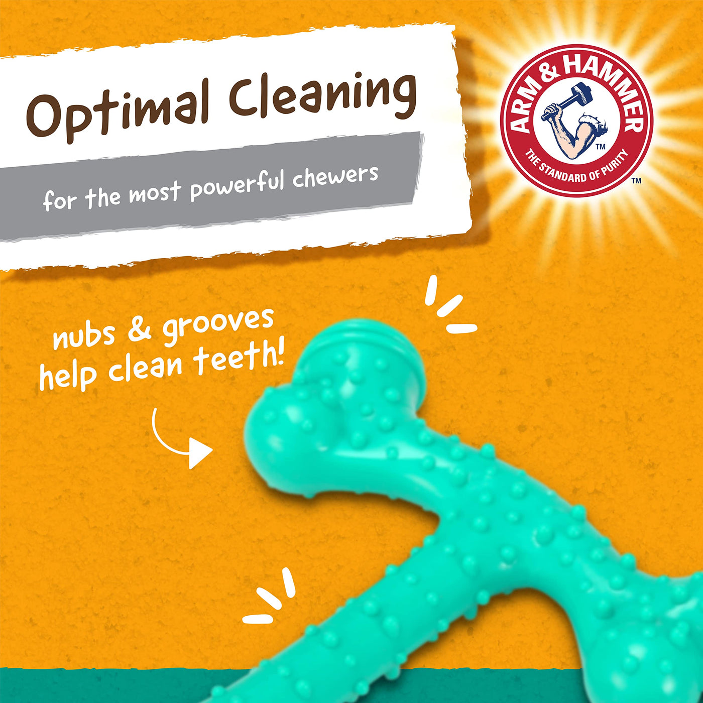 T-Bone Dental Chew Toy for Dogs & Tough Chewers