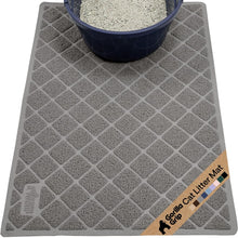 Cushioned Cat Litter Trapping Mat with Deep Grooves