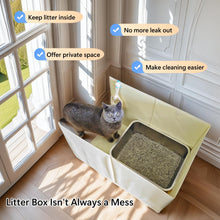 Cat Litter Box Enclosure Cabinet for Indoor Cats