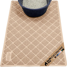 Cushioned Cat Litter Trapping Mat with Deep Grooves