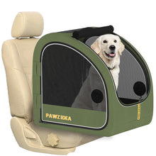 Collapsible Soft-Sided Dog Travel Crate for Cars