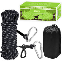 Portable Reflective Dog Tie-Out Trolley Cable for Camping
