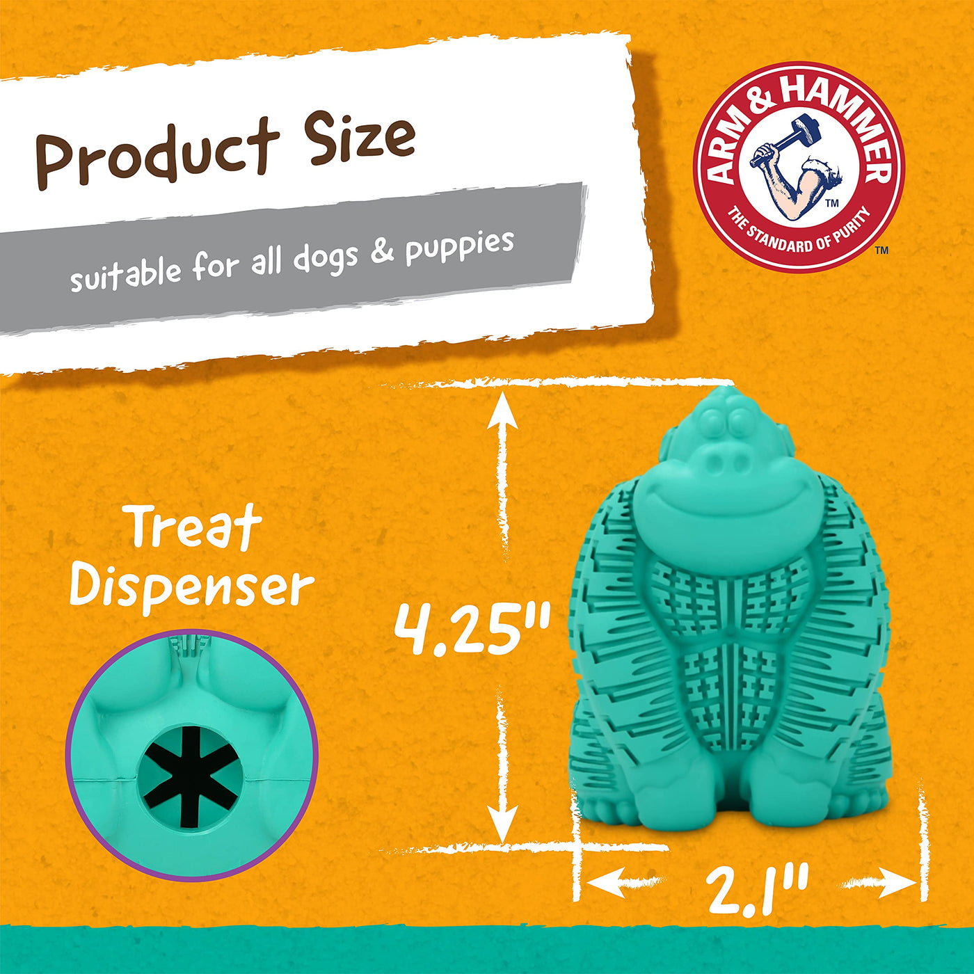 Super Treadz Dental Chew Toy for Dogs up to 35 lbs