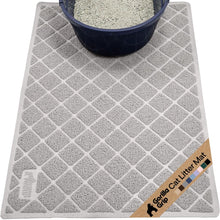 Cushioned Cat Litter Trapping Mat with Deep Grooves