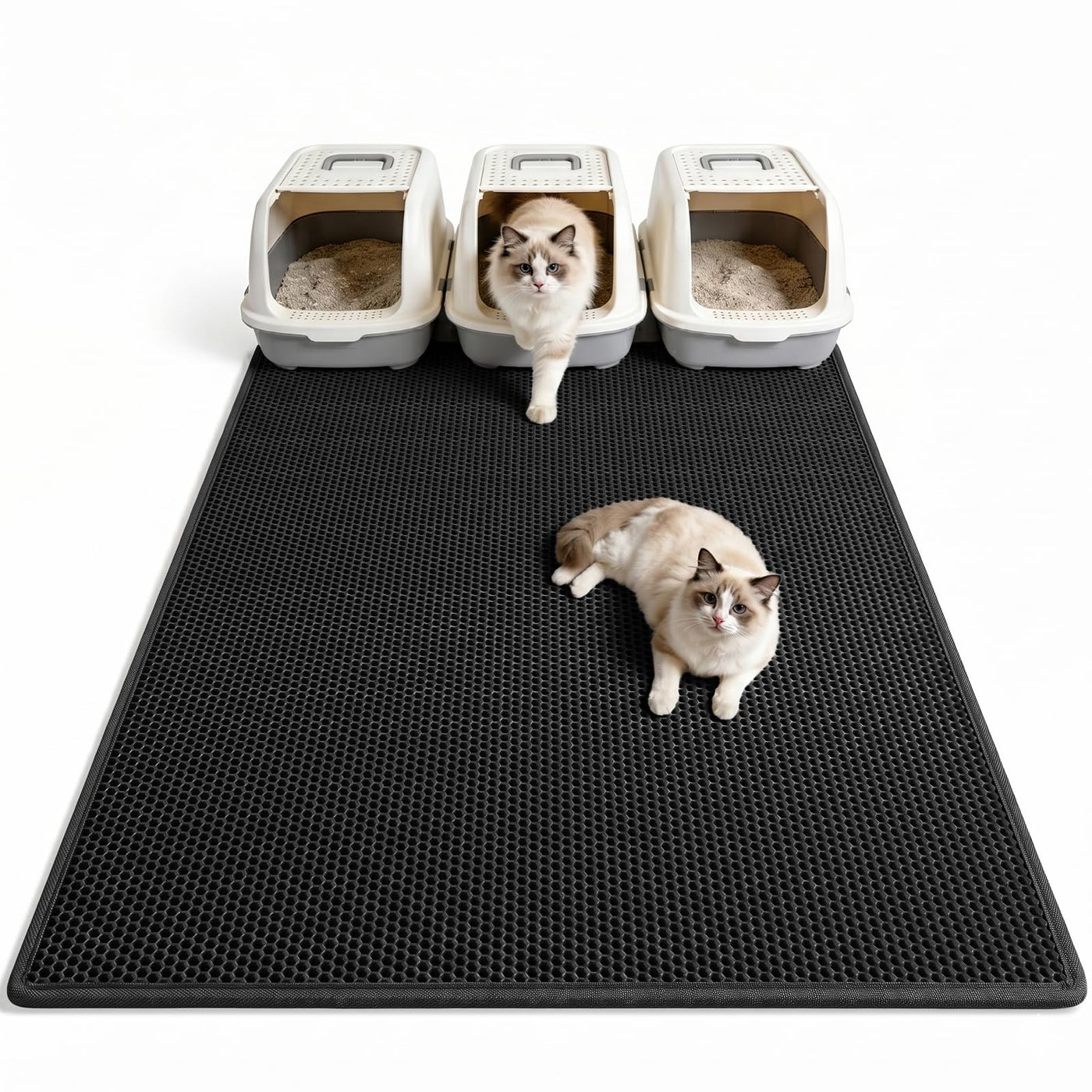 Double-Layer Waterproof Cat Litter Trapping Mat