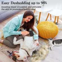 Self-Cleaning Shedding Brush for Dogs, Cats & Horses